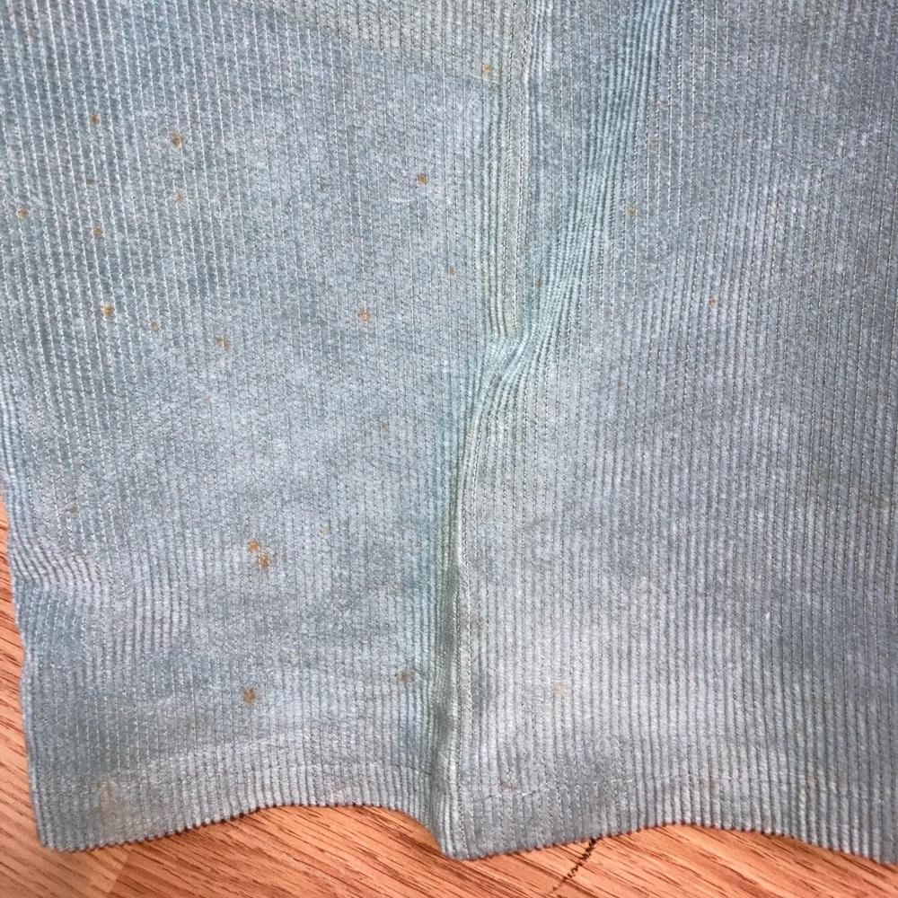 7 For All Mankind Corduroy Bootcut Jeans Sage Green sz 25 - Picture 10 of 12